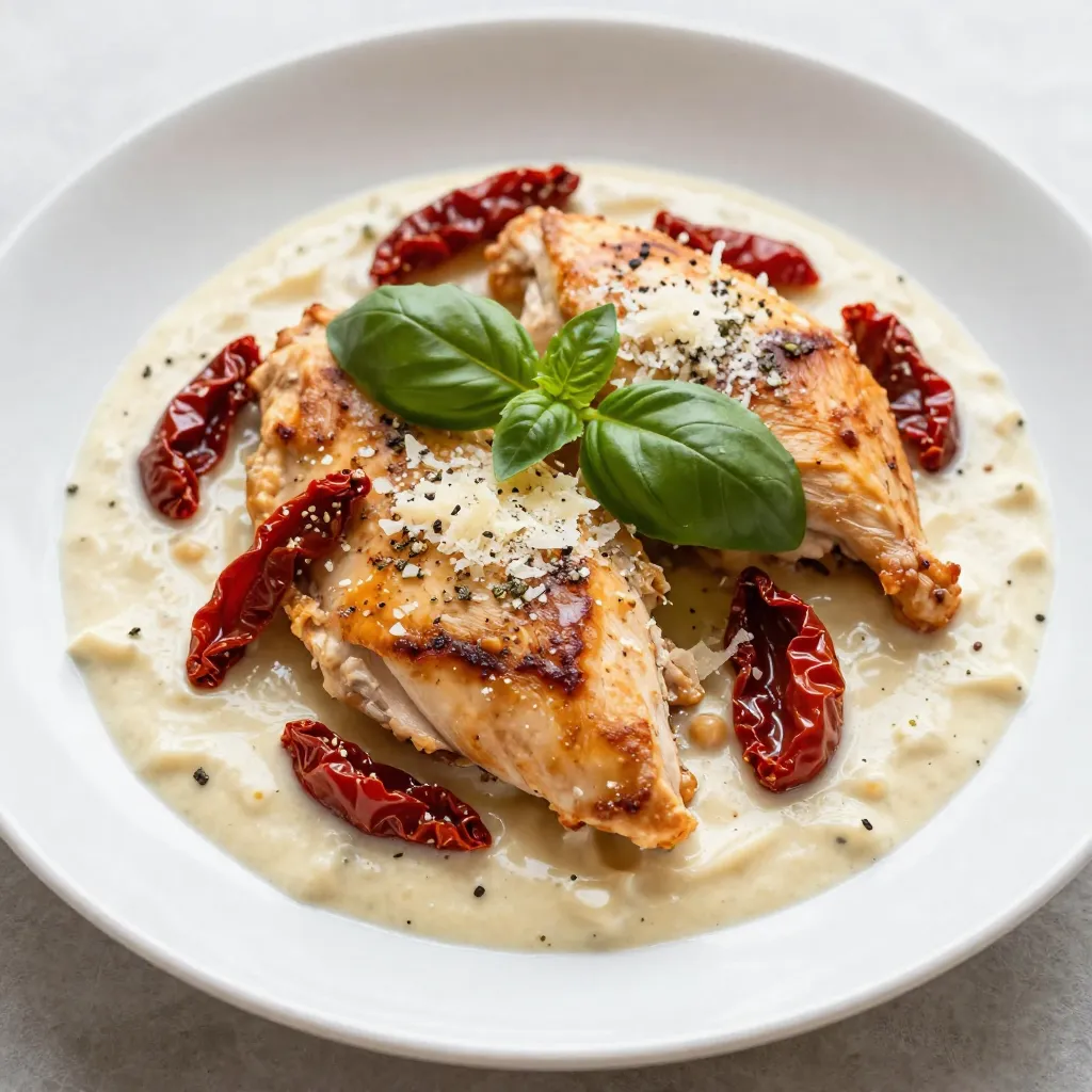 Creamy Sun-Dried Tomato Chicken Schnelles Rezept