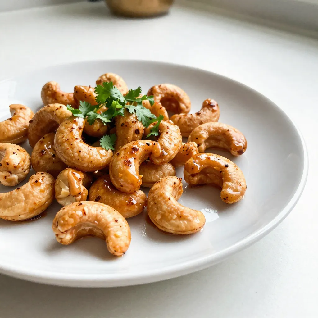 Sriracha Honey Roasted Cashews Knuspriger Snackspaß