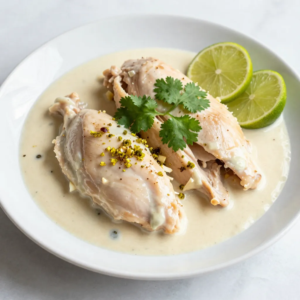 Cremiges Kokos-Limetten-Hühnchen Einfaches Rezept