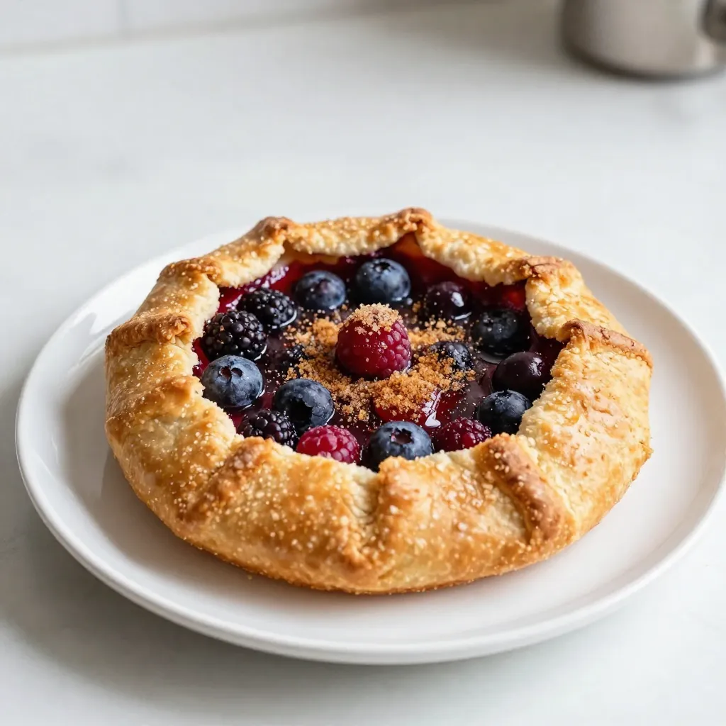 Triple Berry Galette Frisch und Einfache Zubereitung