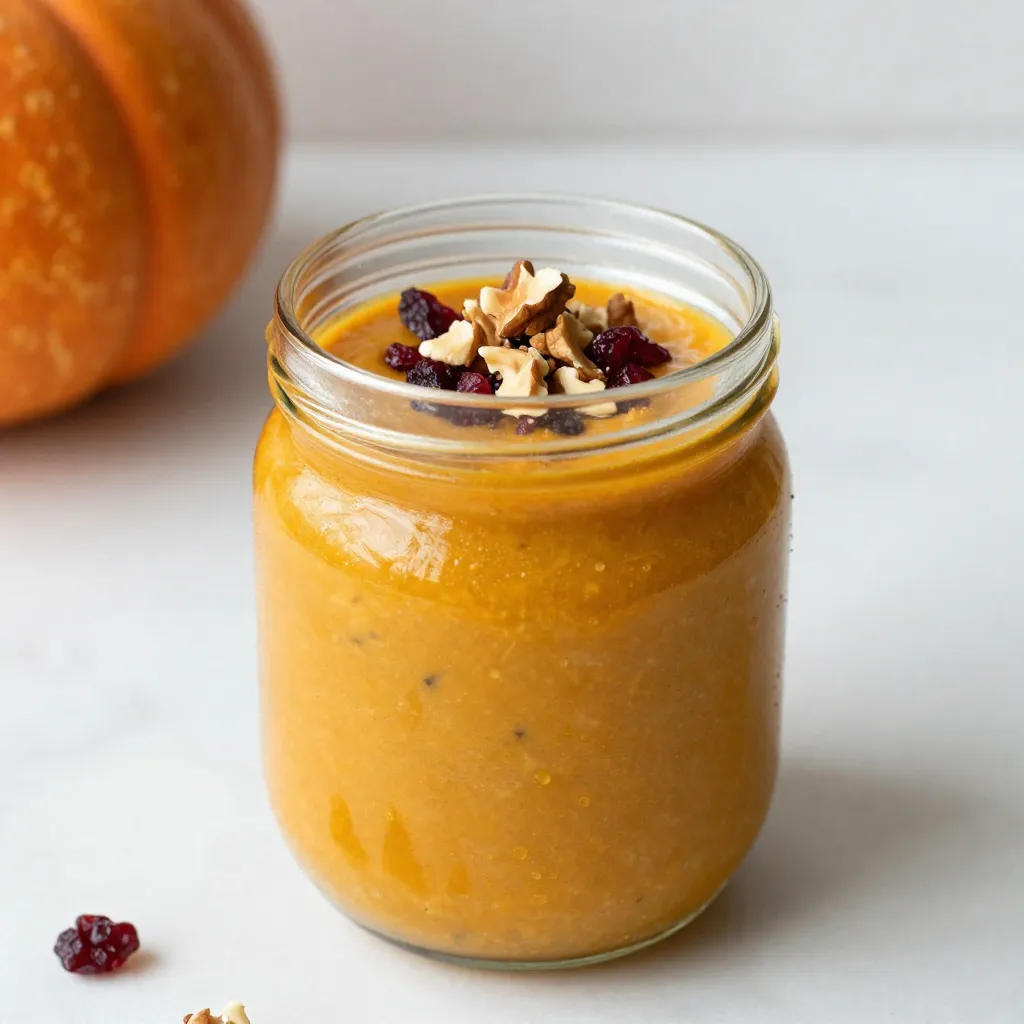 Kürbisgewürz Übernacht Haferflocken Einfaches Rezept