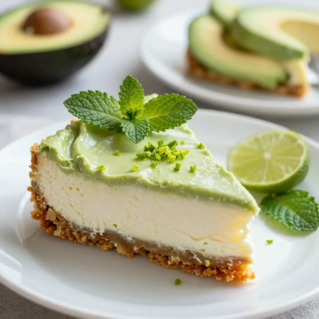 Avocado Lime Cheesecake Frisch und Lecker Rezept