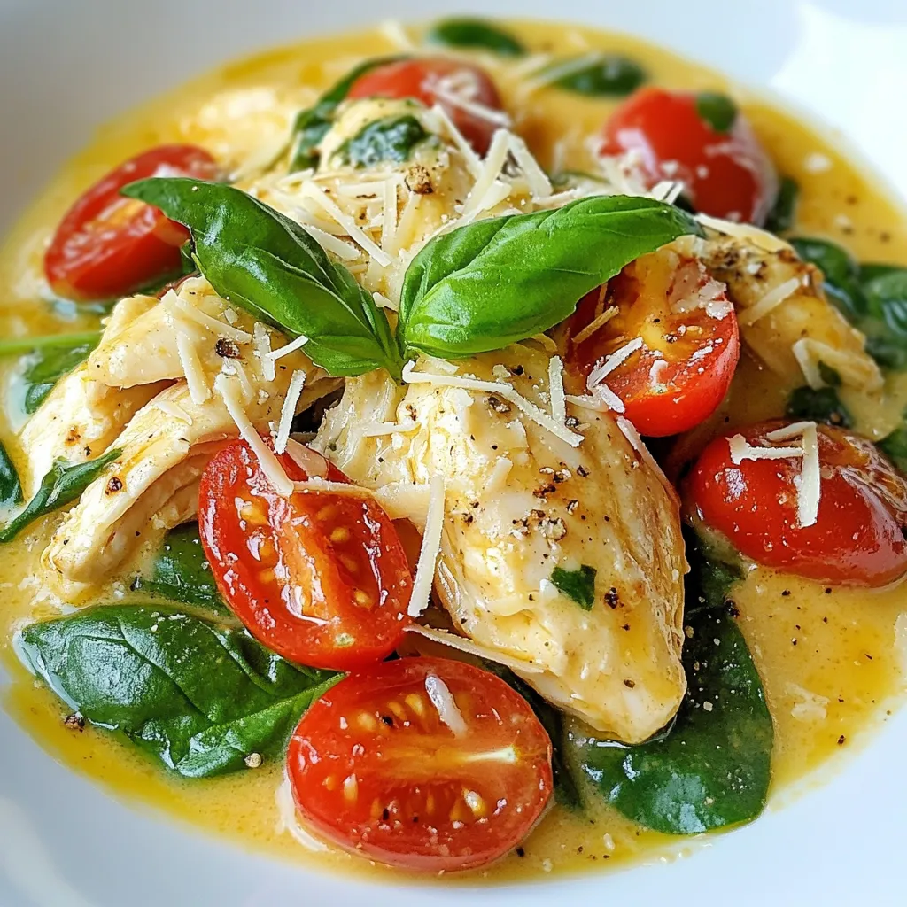 Crockpot Tuscan Garlic Chicken Einfaches Rezept genießen