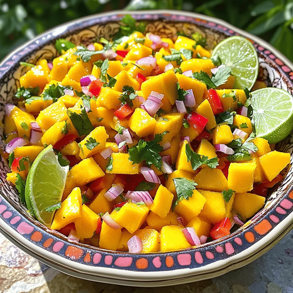 Mango Salsa einfach zubereiten und genießen