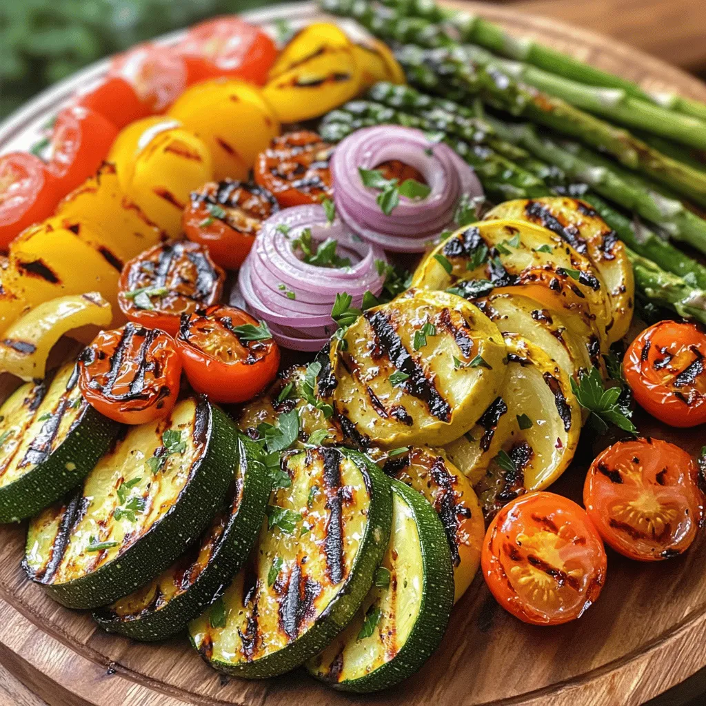 Lemon Herb Grilled Vegetables Einfache und leckere Idee