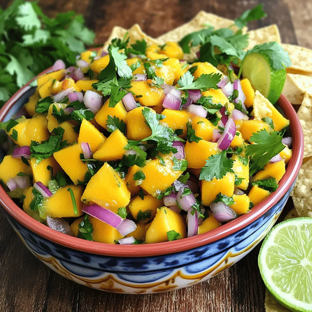 Spicy Mango Habanero Salsa Frisch und Würzig Rezept