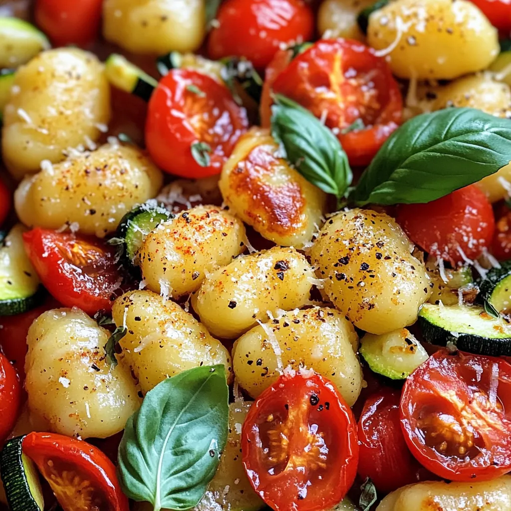Sheet-Pan Roasted Gnocchi with Garlic Butter Rezept