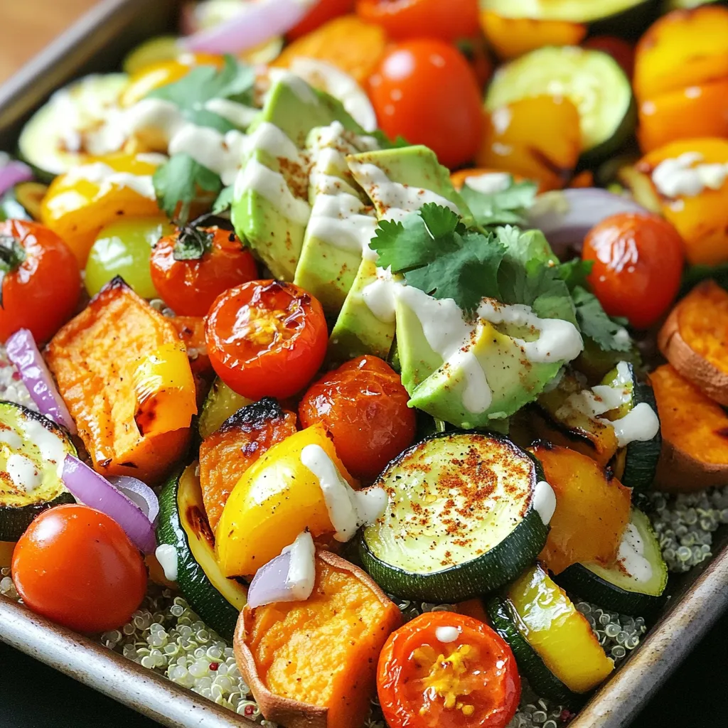 Sheet-Pan Roasted Veggie Buddha Bowls Einfach und Lecker