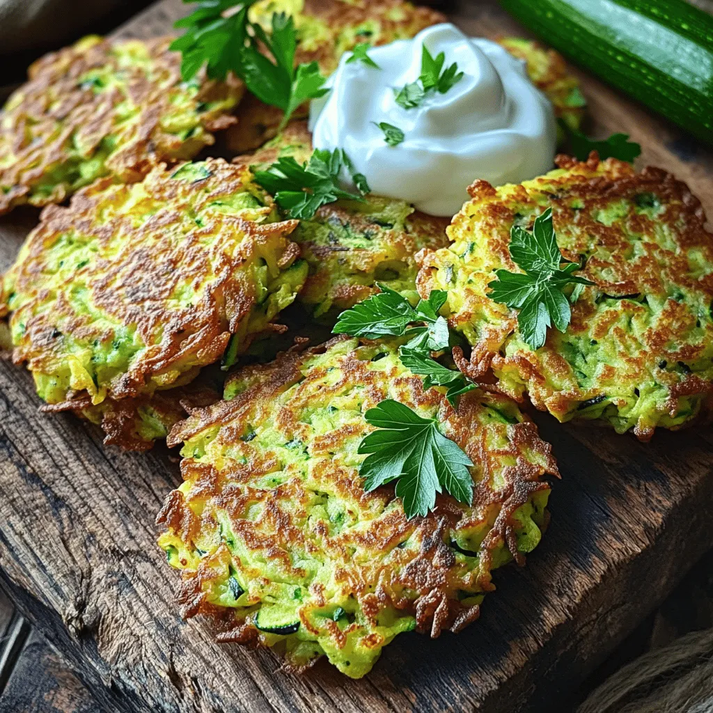 Zucchini Fritters mit Feta Einfache und köstliche Snacks