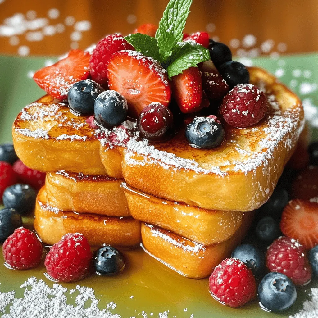 Classic French Toast with Berries Lecker und Einfach