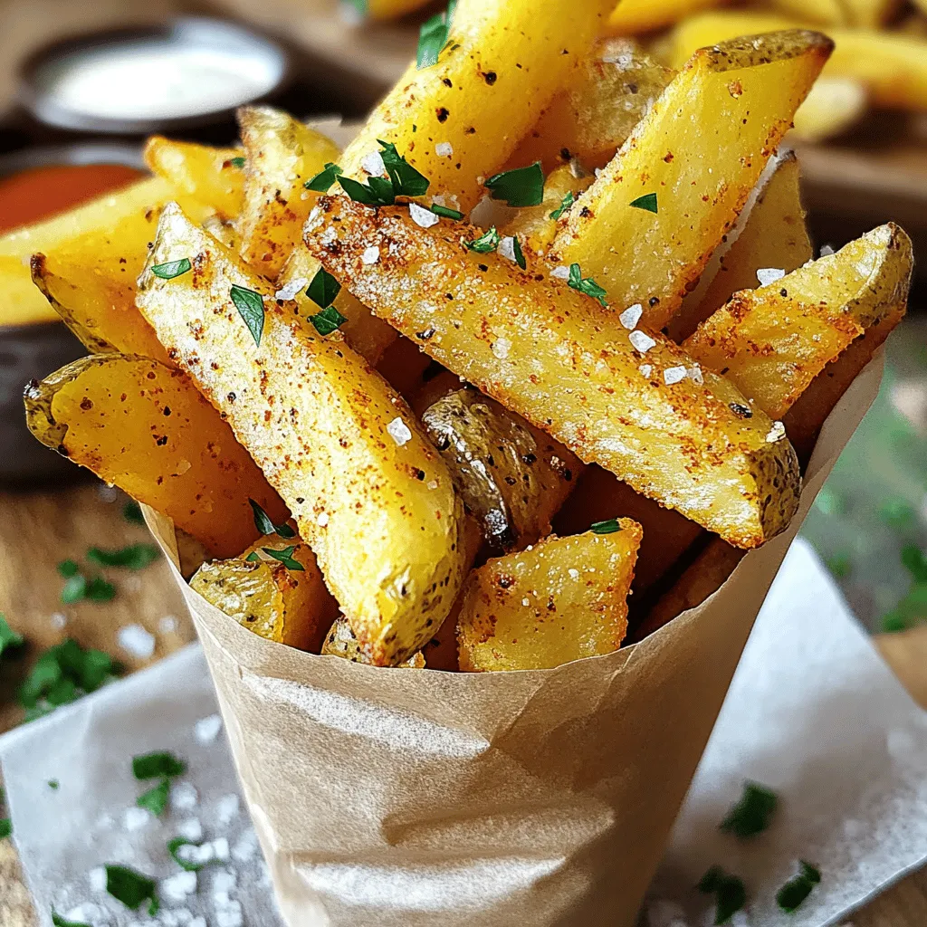 Knusprige Ofen Baked French Fries Einfach und Lecker
