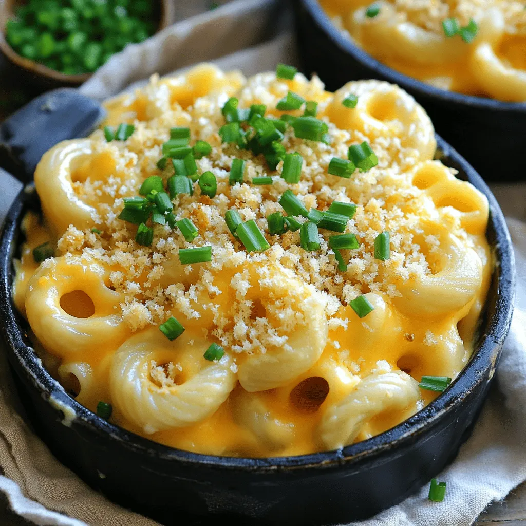 Um Guinness und Irish Cheddar Mac & Cheese zuzubereiten, beginnen wir mit den Zutaten. Du benötigst 250g Makkaroni, 400ml Guinness, 200g scharfen irischen Cheddar, 100g Creme Fraiche, 50g Butter, 50g Mehl, 1 TL Senfpulver, 1 TL Paprikapulver, 1/2 TL Knoblauchpulver sowie Salz und Pfeffer. Optional kannst du auch 50g Panko-Brösel für eine knusprige Kruste verwenden und frischen Schnittlauch für die Garnitur.