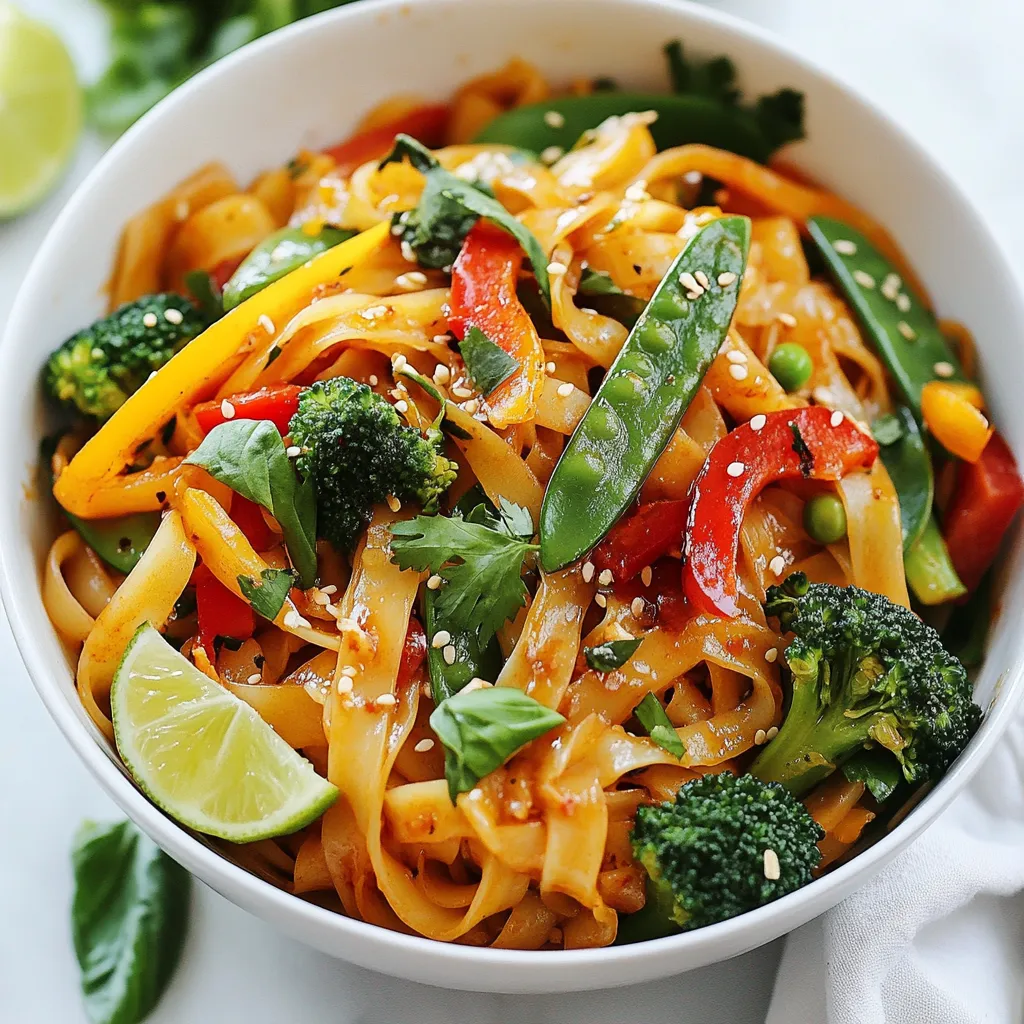Thai Drunken Noodles Schnell und Einfach Zubereiten