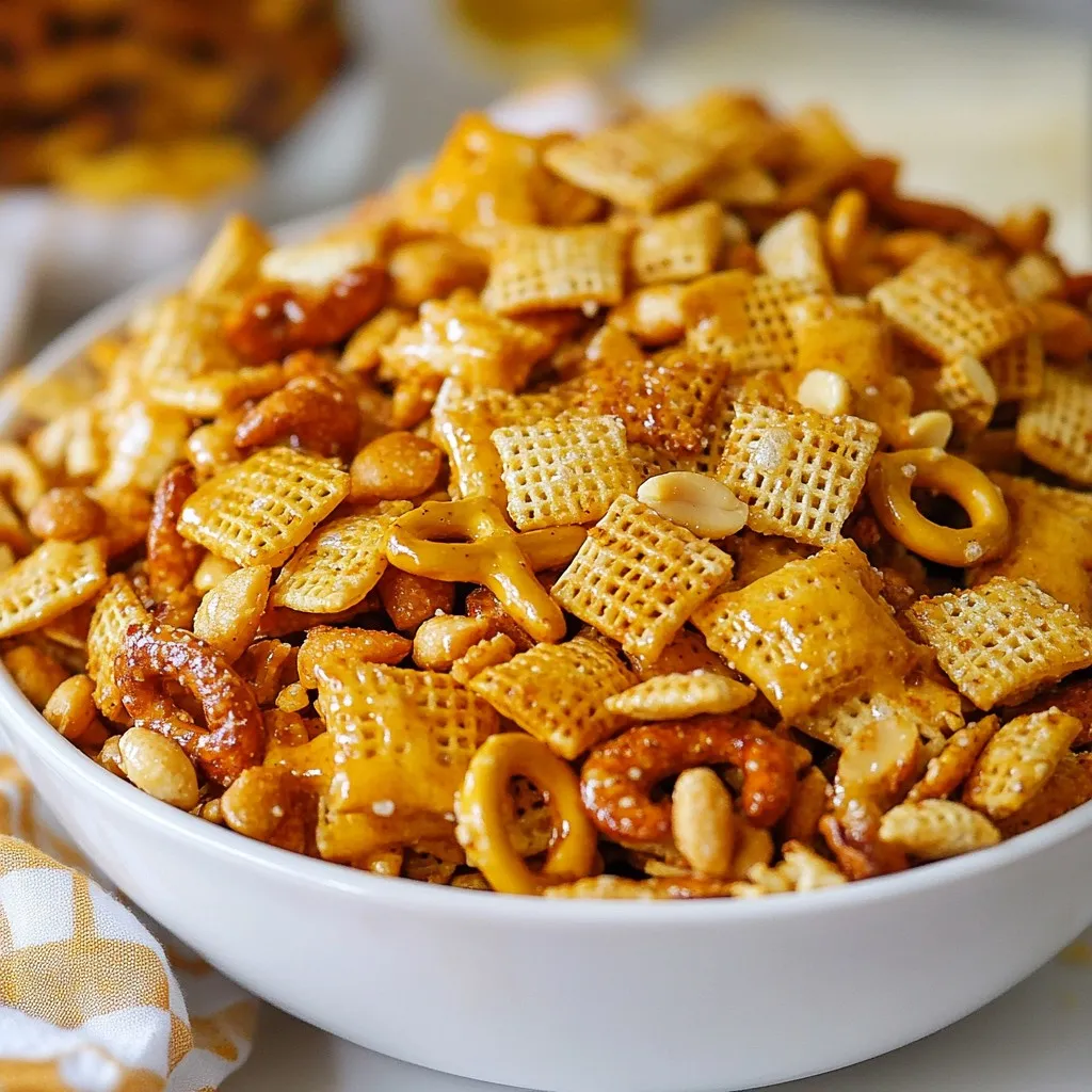 Spicy Ranch Chex Mix Knuspriger Snack Genuss