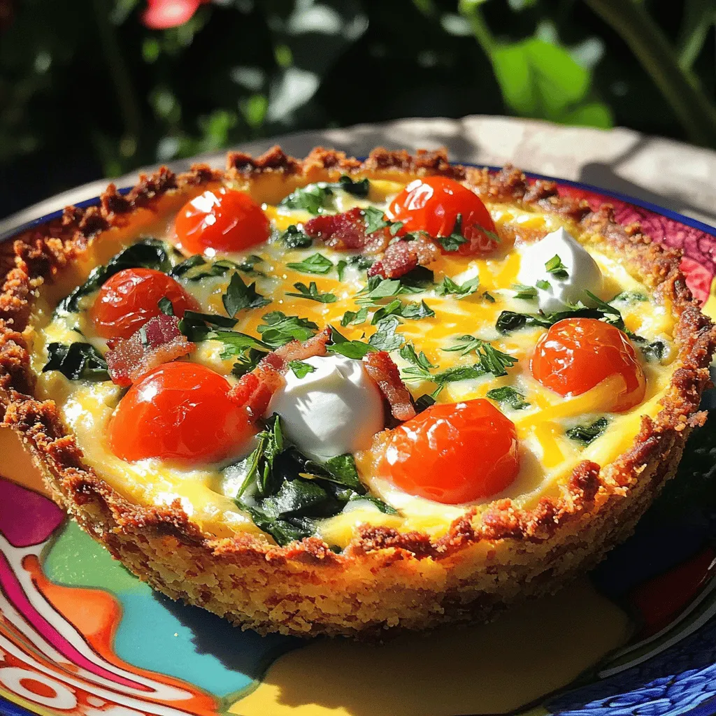 Spring Hash Brown Crust Quiche Lecker und Einfache Zubereitung