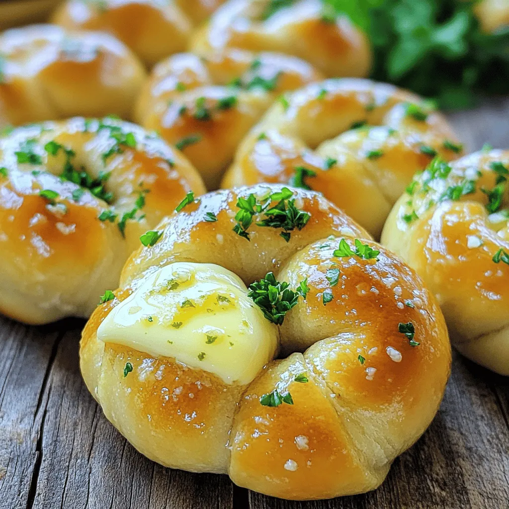 Knoblauchknoten Perfekte Mischung aus Geschmack und Stil