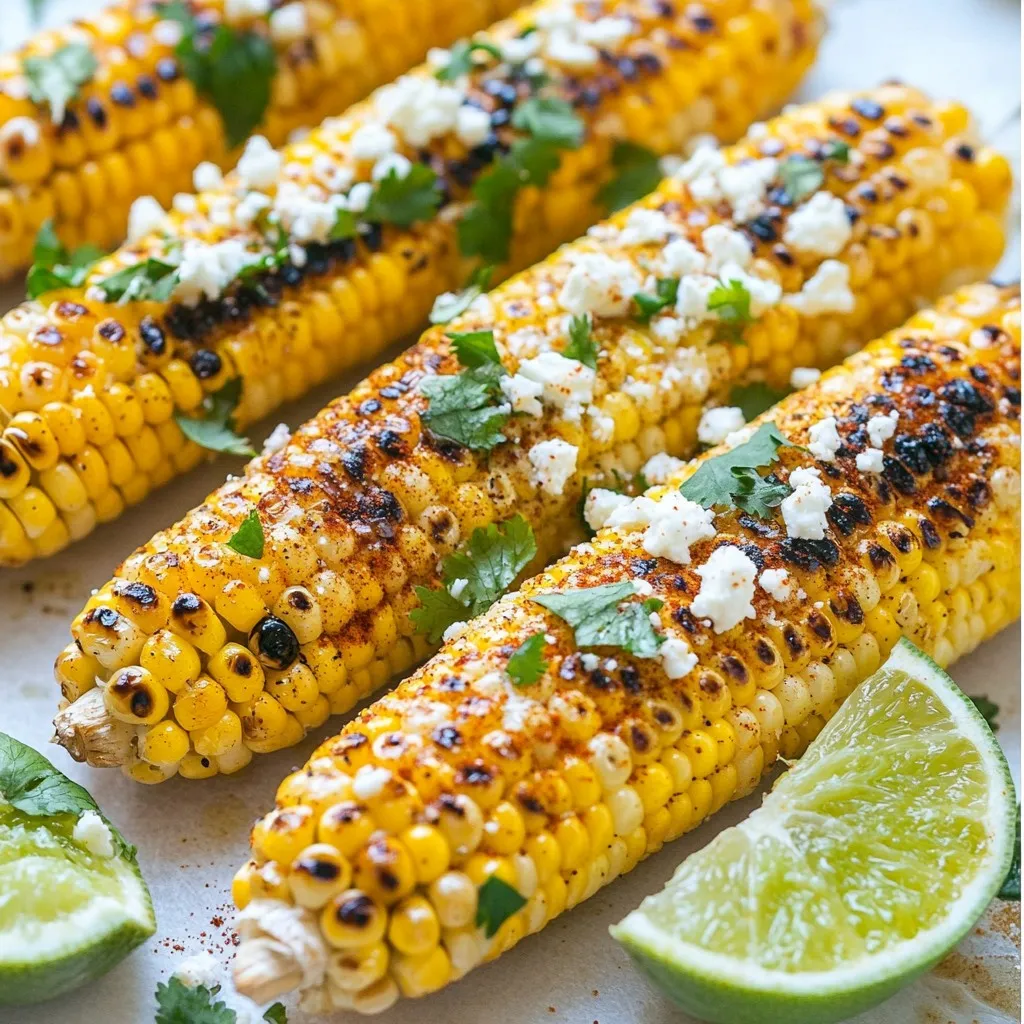 Chili Lime Grilled Corn on the Cob Lecker und Einfach