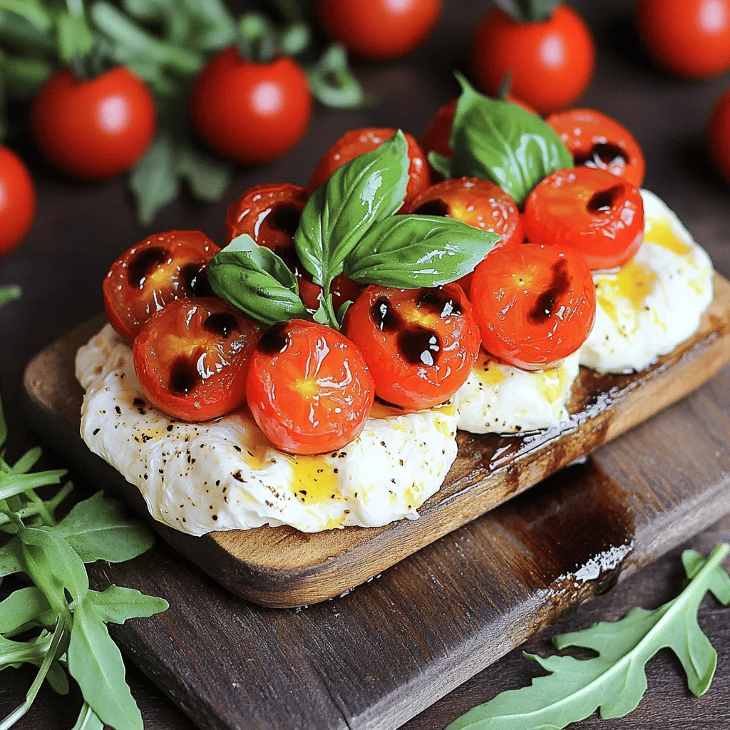 Um ein Burrata Caprese Sandwich mit süßem Kirschtomaten-Confit zuzubereiten, benötigst du ein paar einfache Zutaten. Du brauchst frische Burrata, Ciabatta-Brötchen, Kirschtomaten, Olivenöl, Honig, Balsamico-Creme und Basilikum. Salz und Pfeffer sind auch wichtig, um alles abzurunden. Für das Sandwich ist es wichtig, frische und hochwertige Zutaten zu wählen.