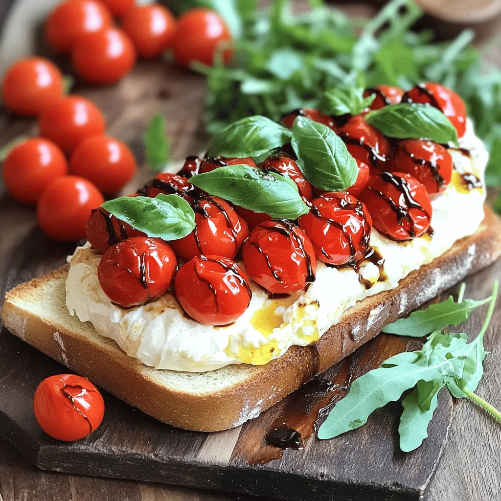 Burrata Caprese Sandwich mit köstlichem Tomaten-Confit