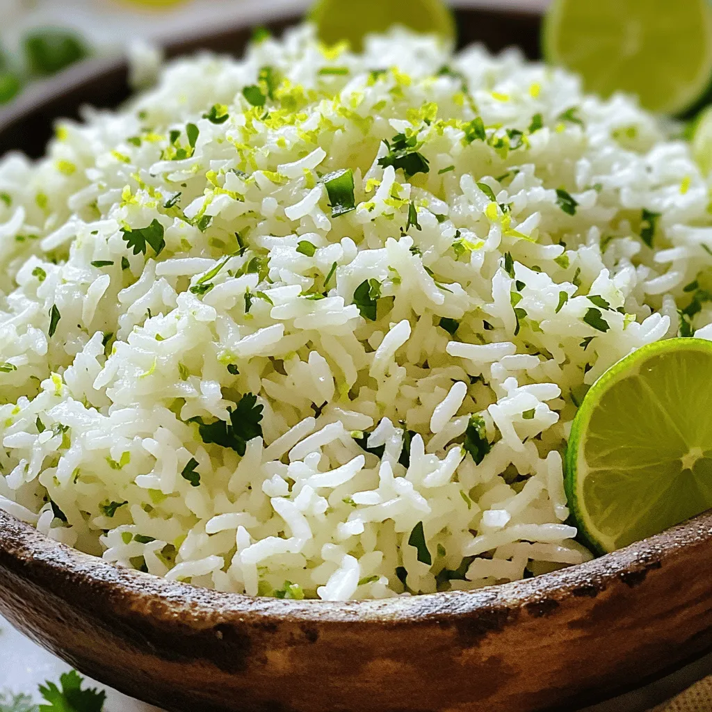 Cilantro Lime Rice Einfaches und Schmackhaftes Rezept