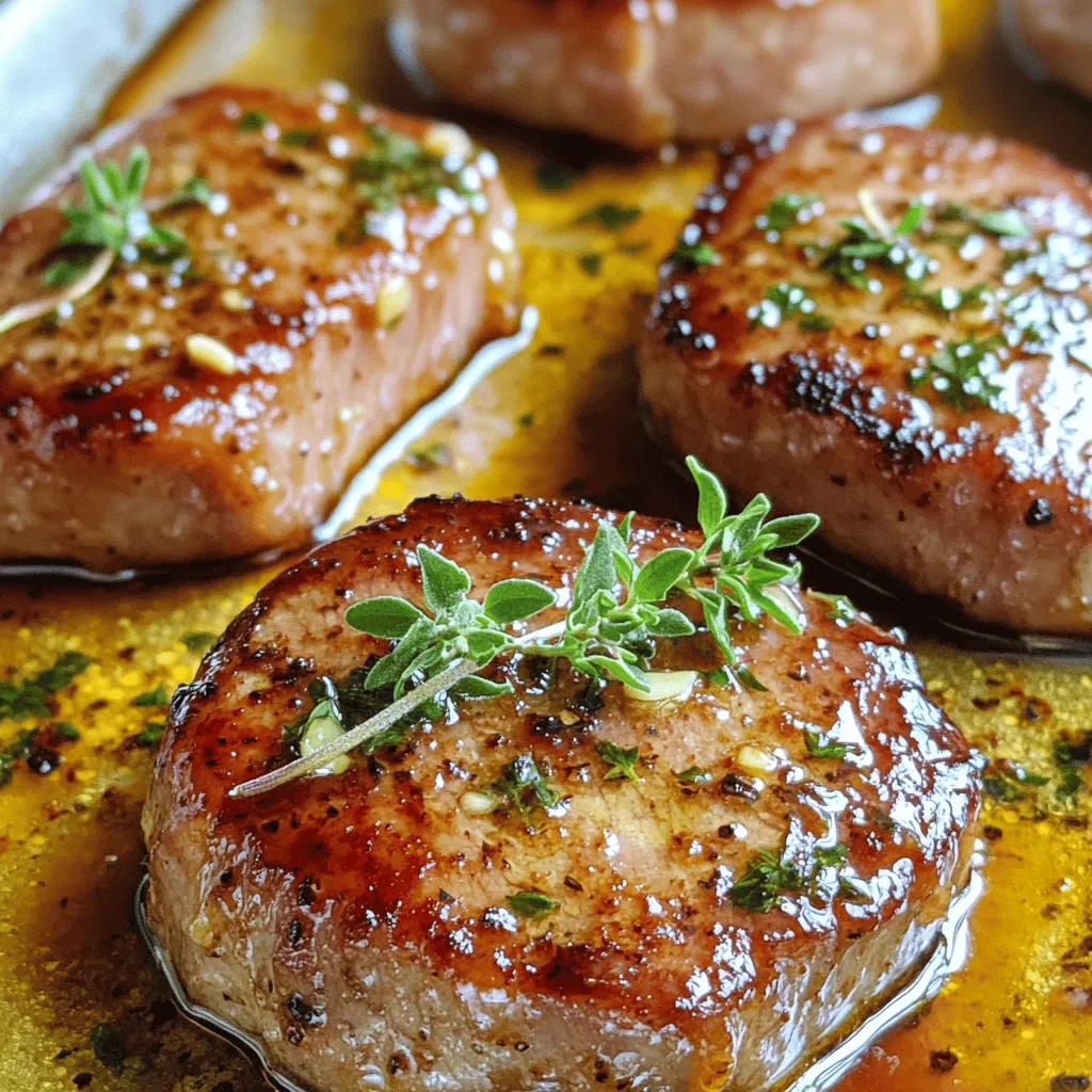 Honig-Knoblauch-Glasierte Schweinefilet-Medaillons Rezept