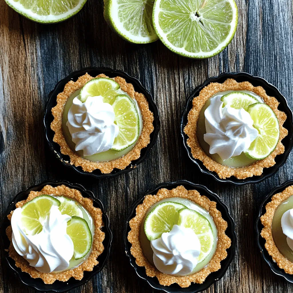 No-Bake Mini Key Lime Pies Frisch und Fruchtig genießen