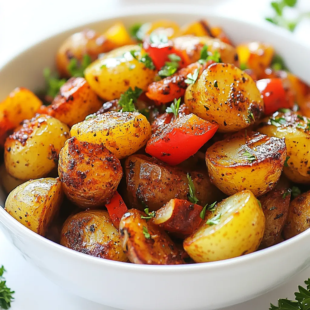 Slow Cooker Cajun Potatoes Einfaches und schmackhaftes Gericht