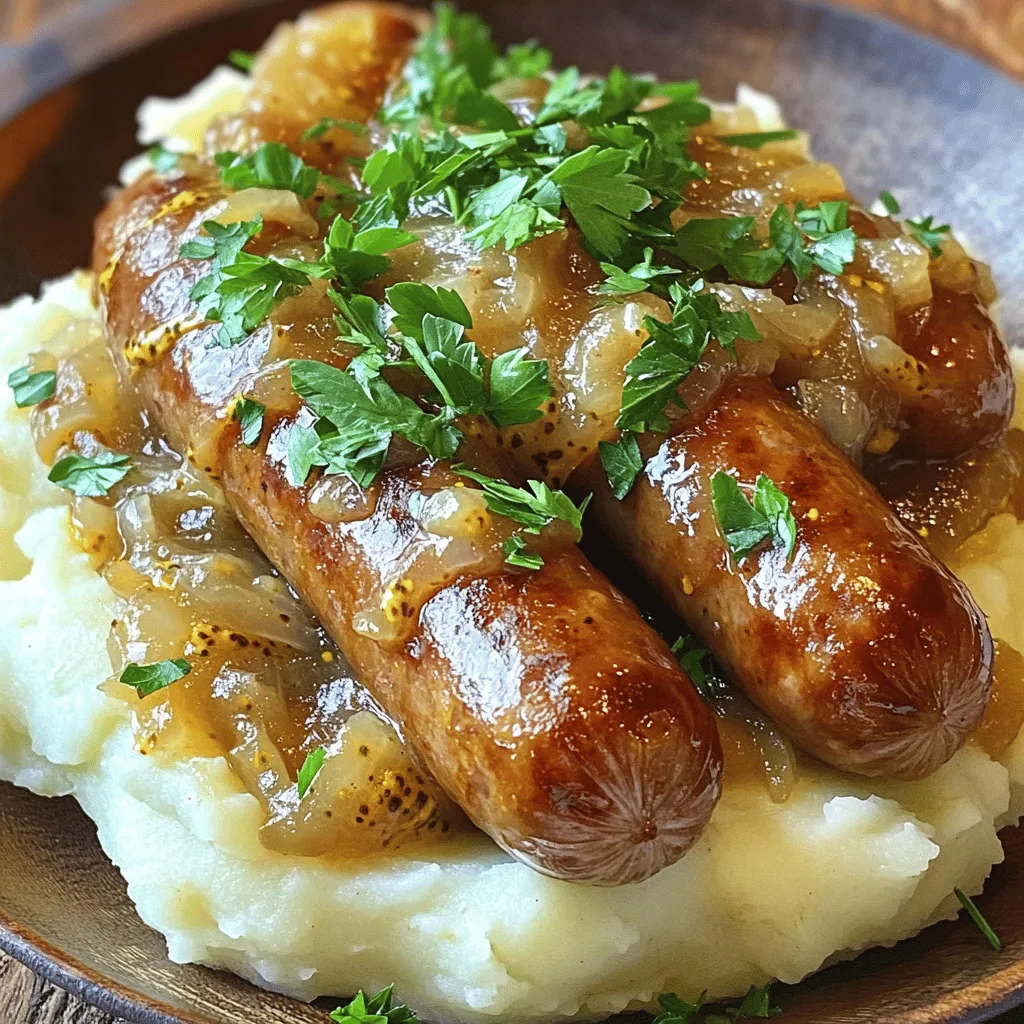 Einfaches Bangers And Mash Rezept Lecker Und Schnell