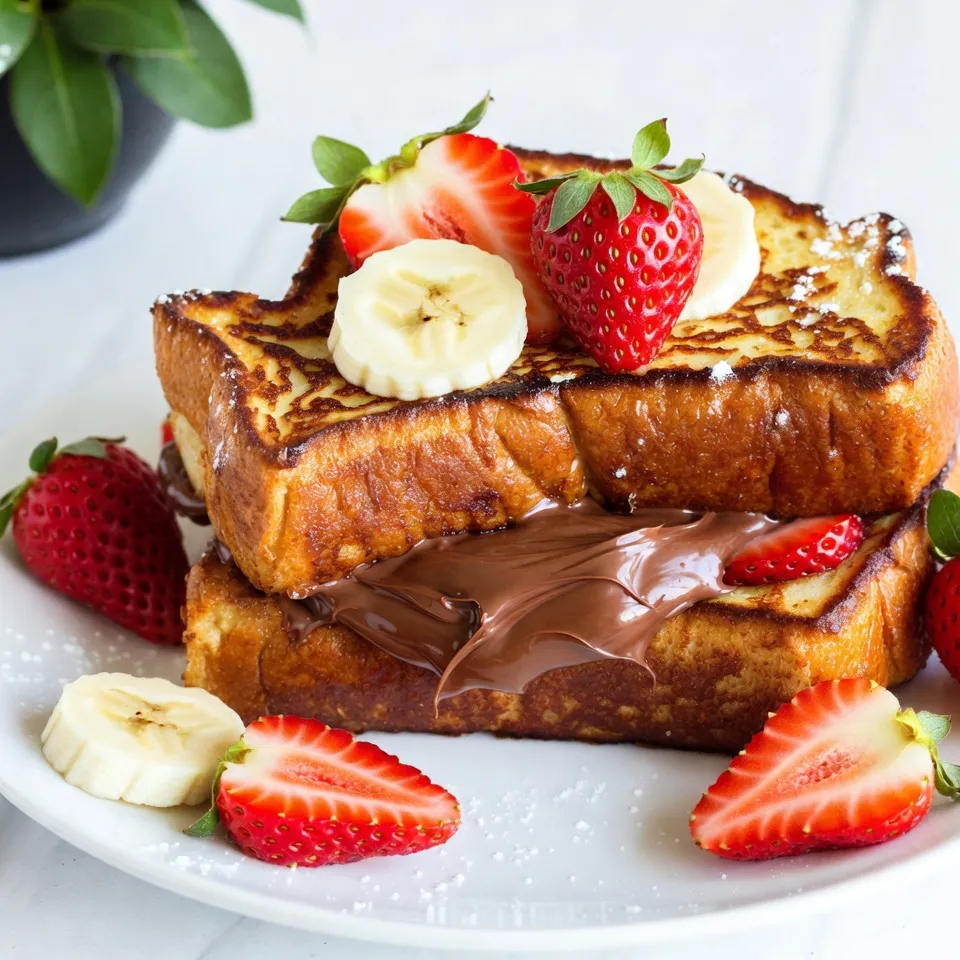Nutella Stuffed French Toast Genuss für jeden Morgen