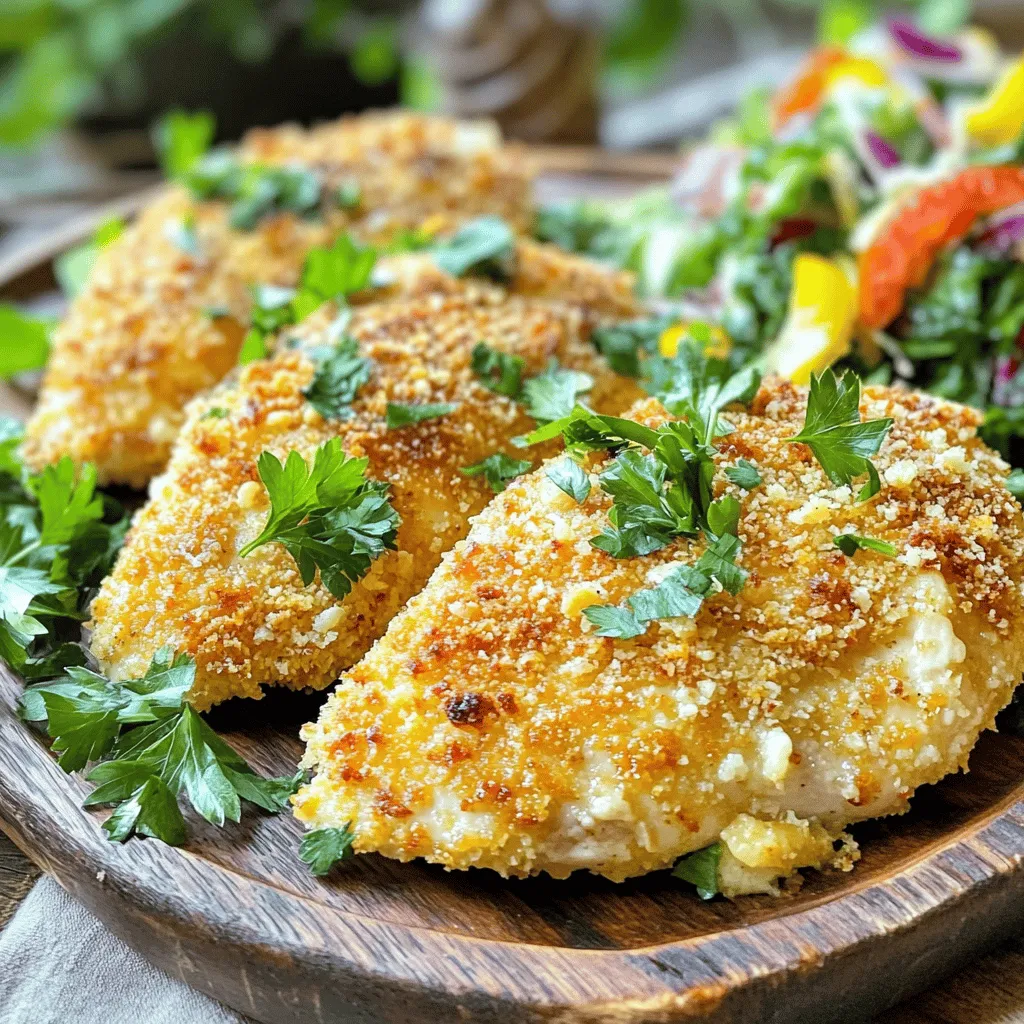 Parmesan Crusted Chicken Einfaches und Köstliches Gericht