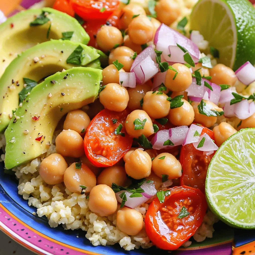 Blumenkohl-Reis-Bowl voller frischer Aromen