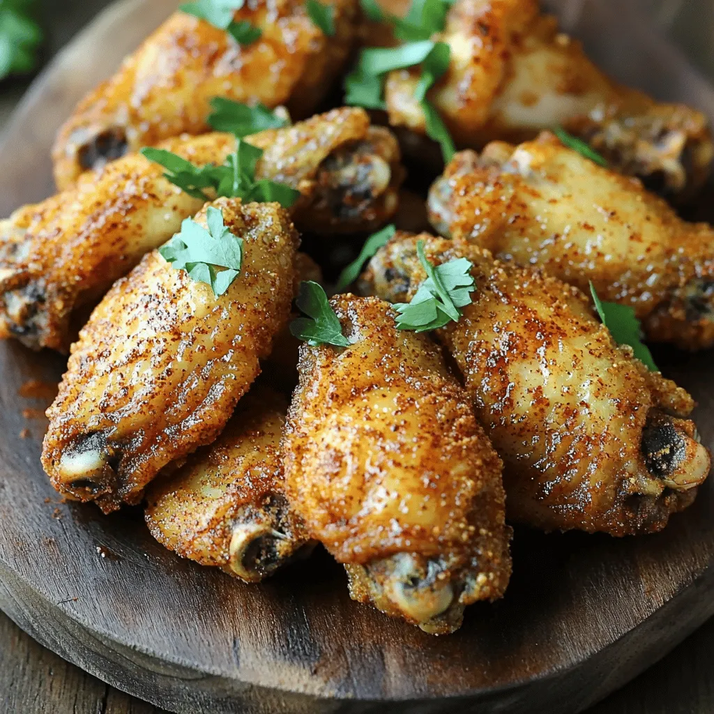 Crispy Dry Rub Chicken Wings Einfaches Rezept