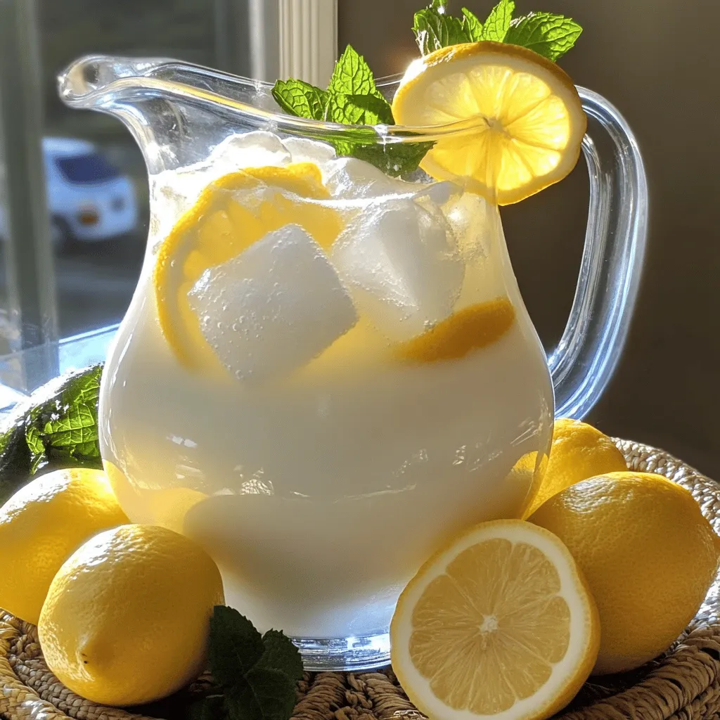 Kondensmilch-Limonade ist ein köstliches, erfrischendes Getränk. Es kombiniert den süßen Geschmack von Kondensmilch mit der spritzigen Frische von Zitrone. Diese Limonade ist einfach und schnell zuzubereiten. Sie eignet sich perfekt für heiße Sommertage.
