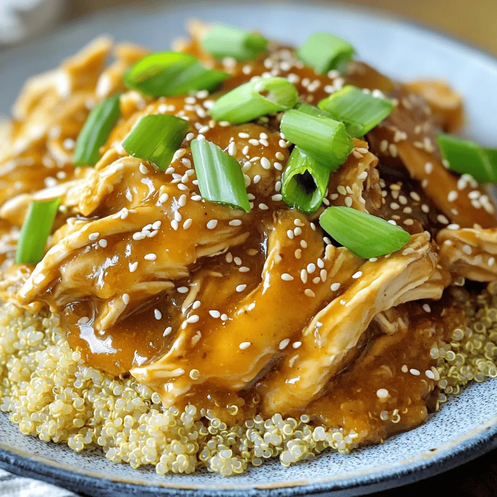 Slow Cooker Sesame Garlic Chicken Einfache Zubereitung