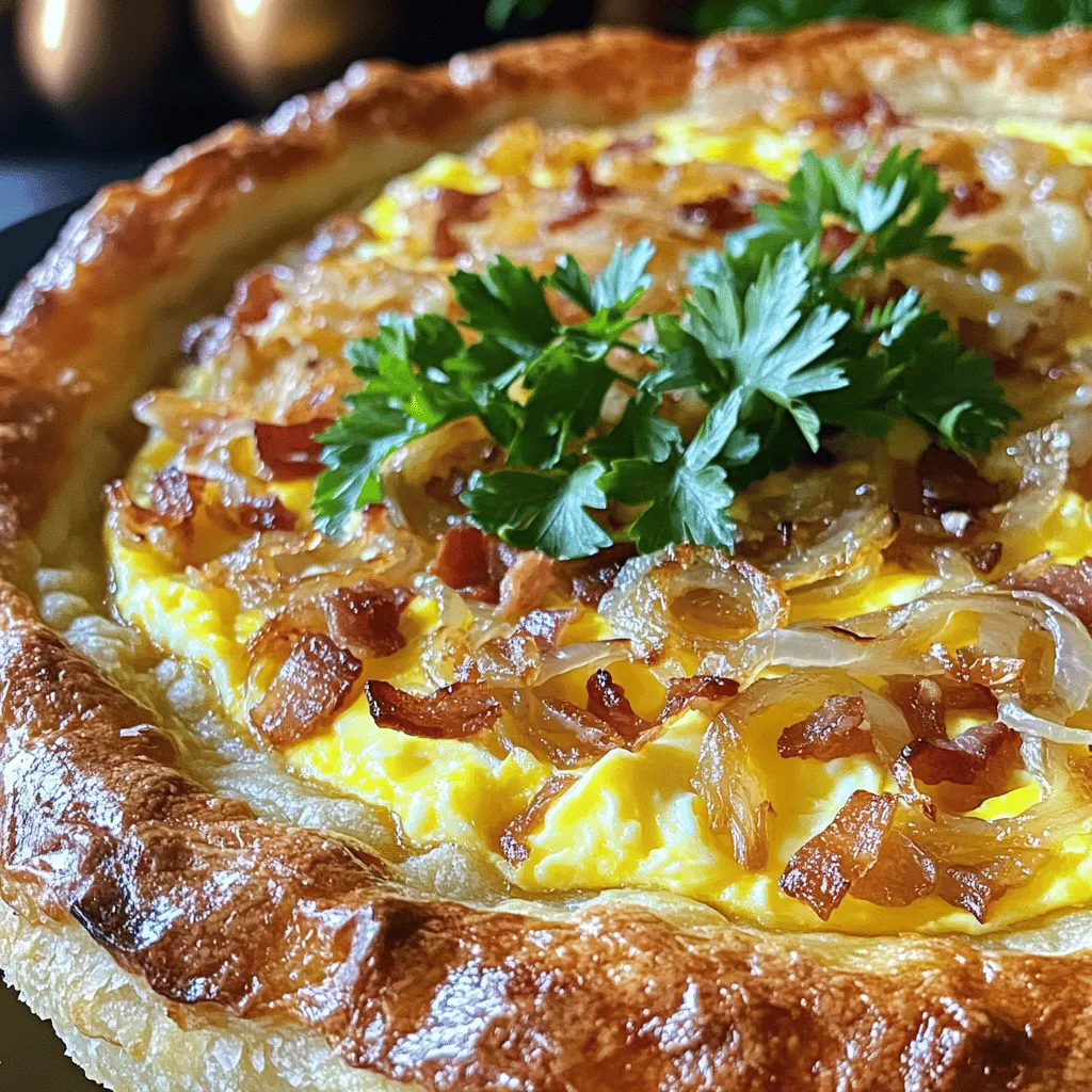 Schmackhafter German Deep Dish Onion Pie Rezept