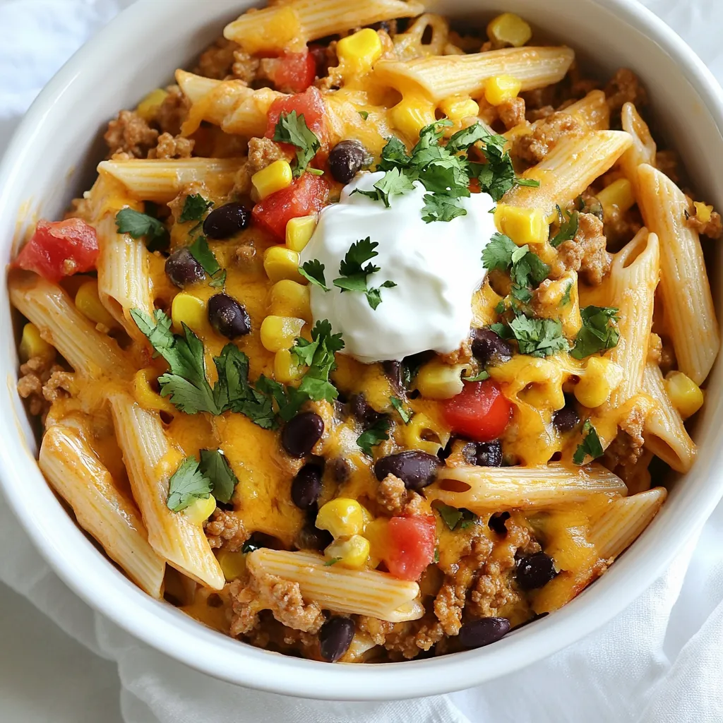 Taco Pasta Einfaches und Schnelles Rezept