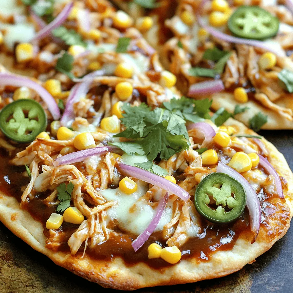 BBQ Chicken Flatbread Pizza Leckerer Genuss für alle
