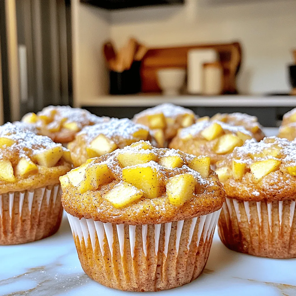 Leckere Apple Cinnamon Muffins Einfaches Rezept