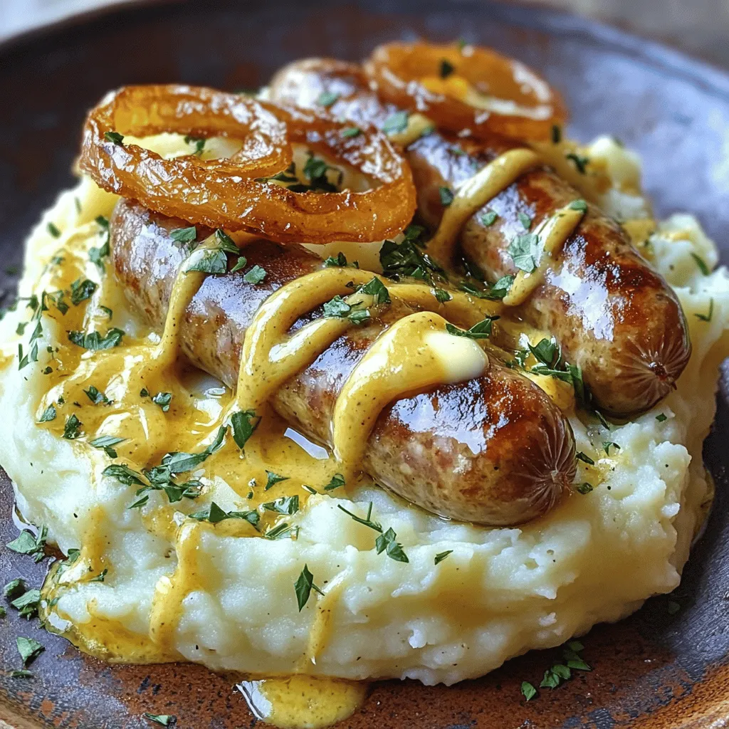 Bangers and Mash Köstliches und Einfaches Rezept