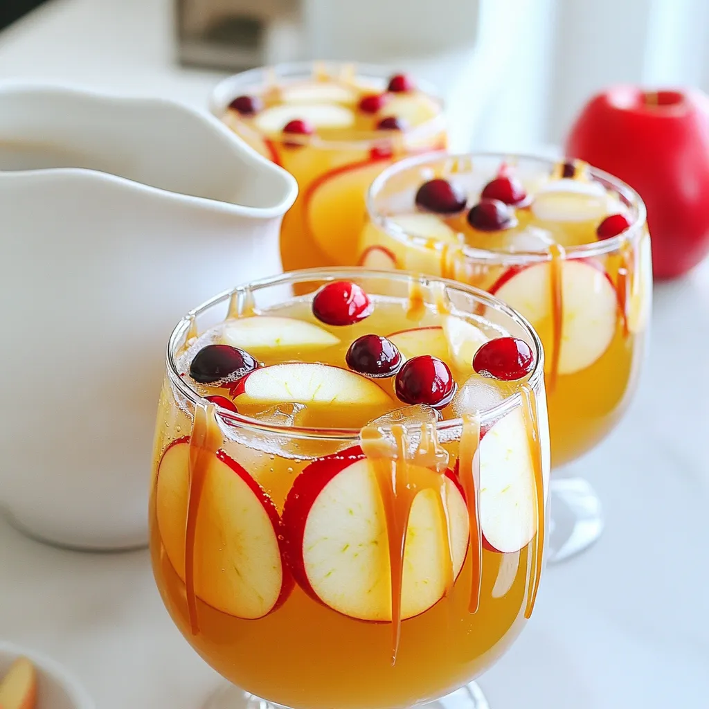 Caramel Apple Cider Punch Belebender Herbstgenuss