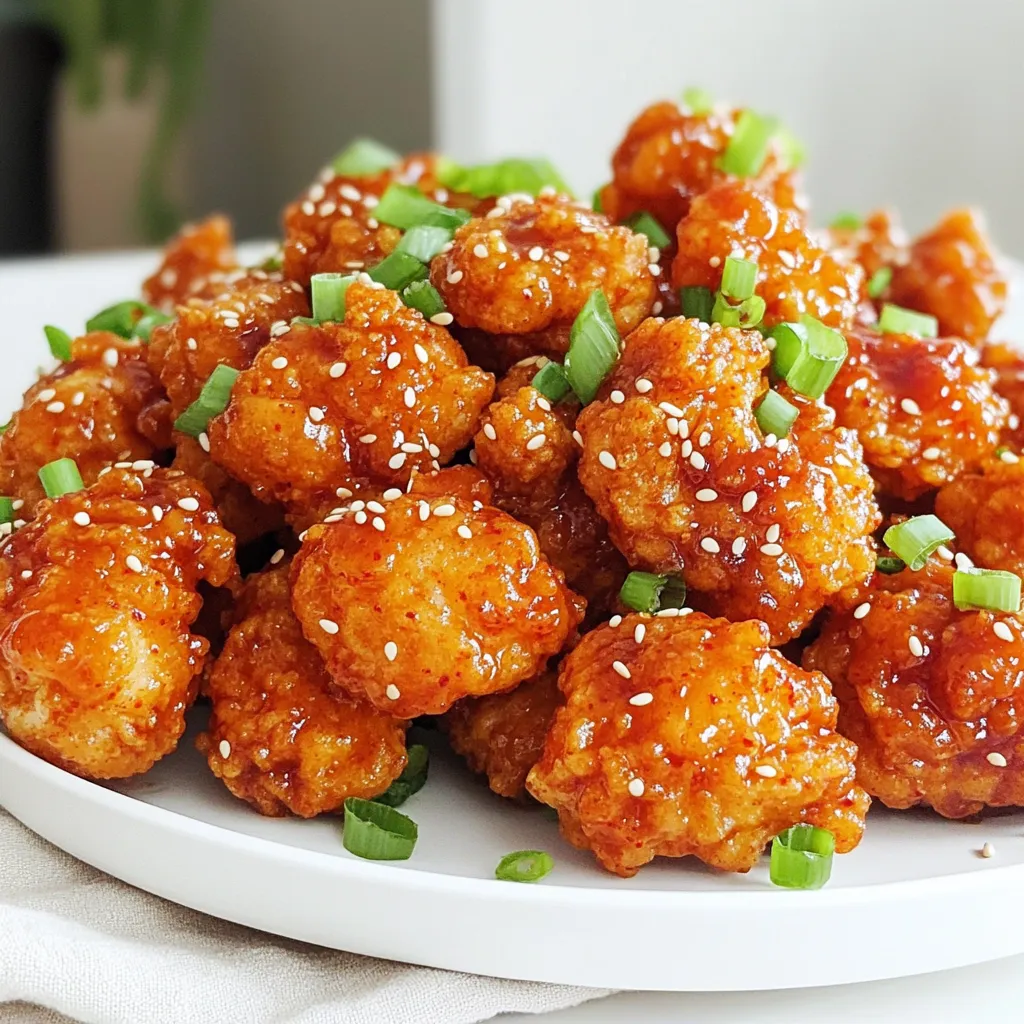 Crispy Korean Popcorn Chicken Einfach und Lecker