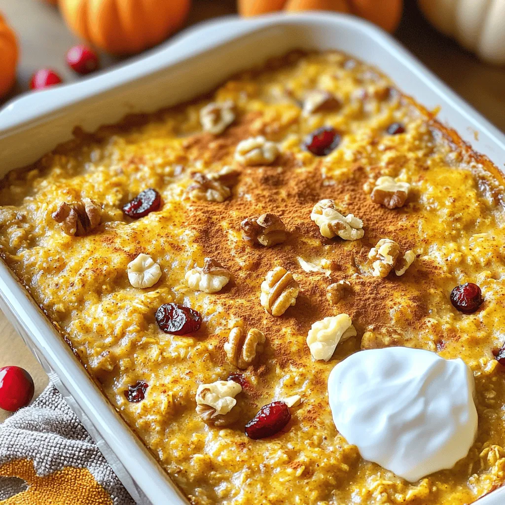 Kürbisgewürz Backhaferbrei Gesund und Lecker Rezept