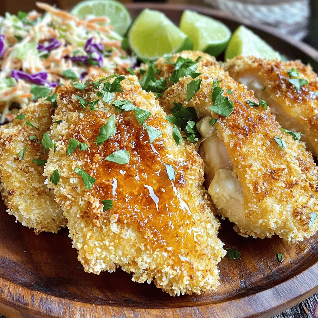Baked Crunchy Hot Honey Chicken knusprig und lecker