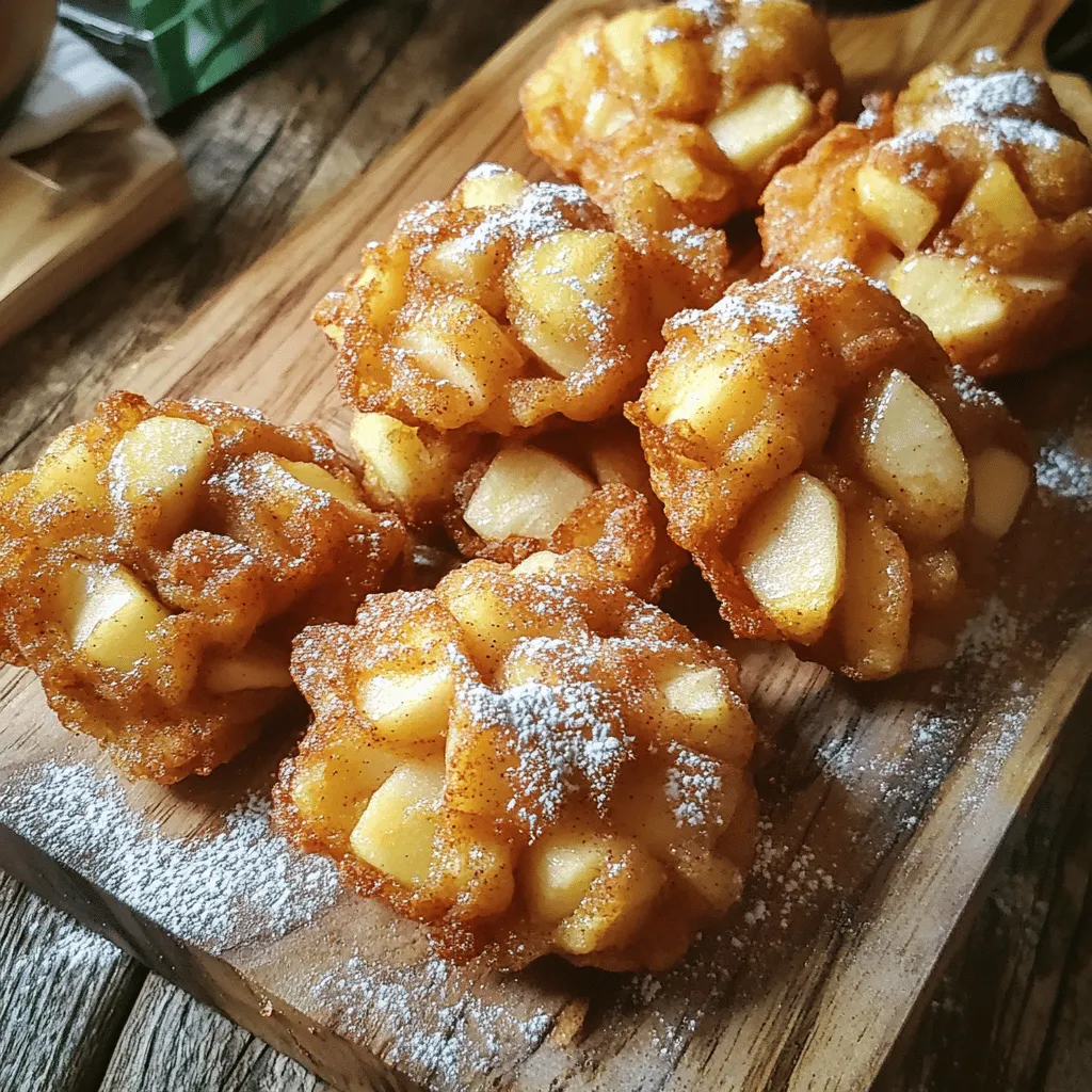 Um die perfekten Apfel Fritter Bites zuzubereiten, folgen Sie diesen einfachen Schritten. Zuerst benötigen Sie zwei große Äpfel. Schälen und würfeln Sie sie in kleine Stücke. Diese Apfelstücke geben den Bissen eine fruchtige Süße.