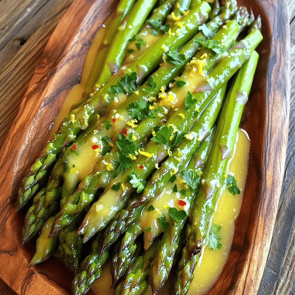 Lemon Butter Asparagus Einfaches und köstliches Rezept