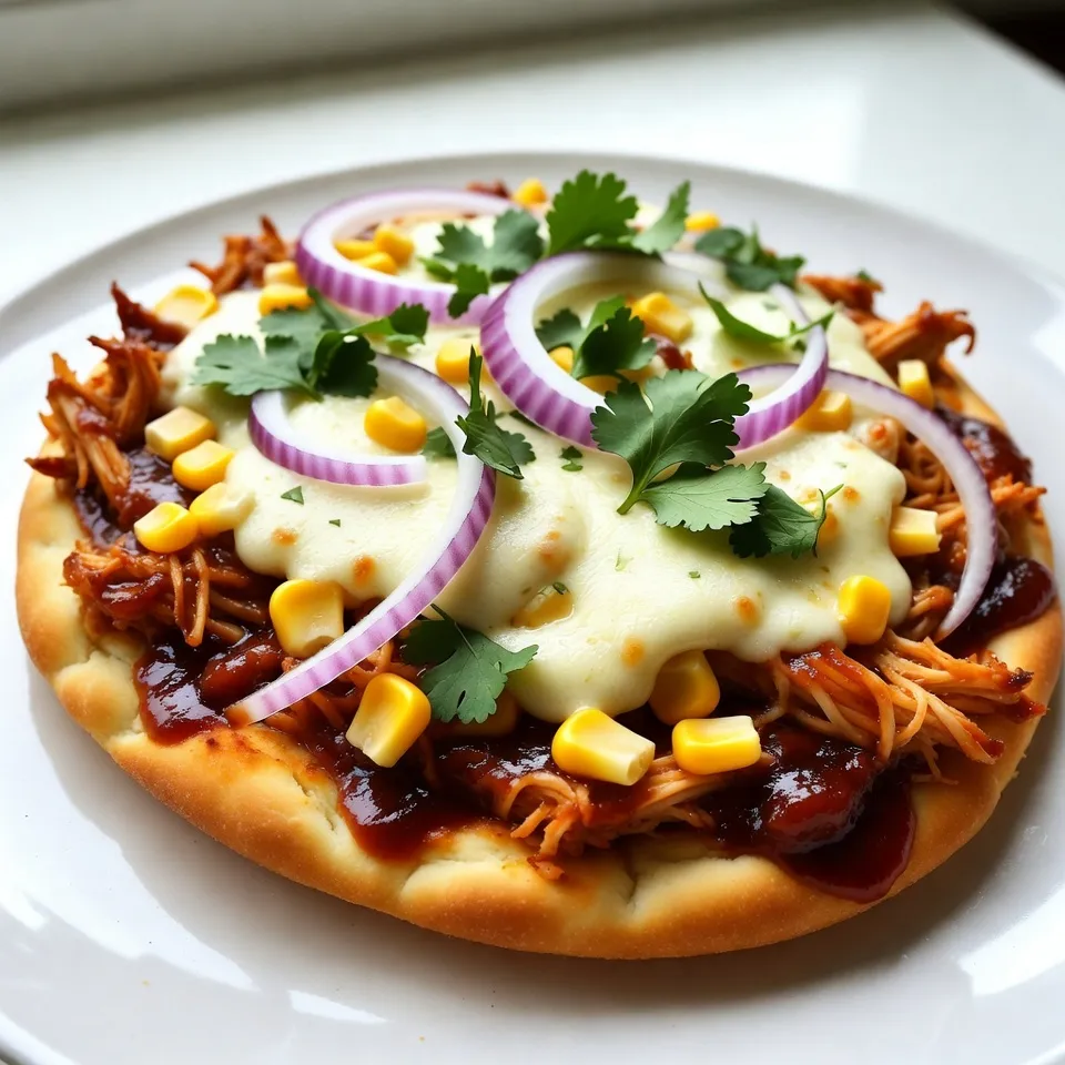 BBQ Chicken Flatbread Einfach und Köstlich Genießen