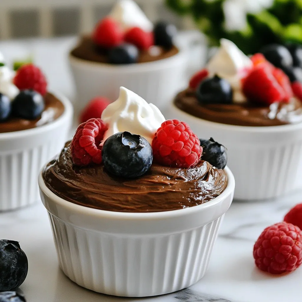Vegan Chocolate Avocado Mousse Cremig und Lecker