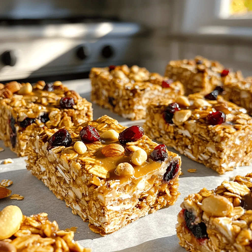 Homemade Granola Bars Nussig und Einfach Zubereiten