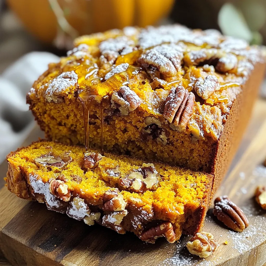 Maple Pecan Pumpkin Bread Einfaches und leckeres Rezept
