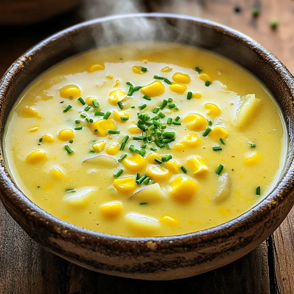 Cremige Maissuppe köstlich und nahrhaft zubereiten
